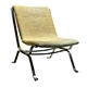 black velvet chair with gold legs